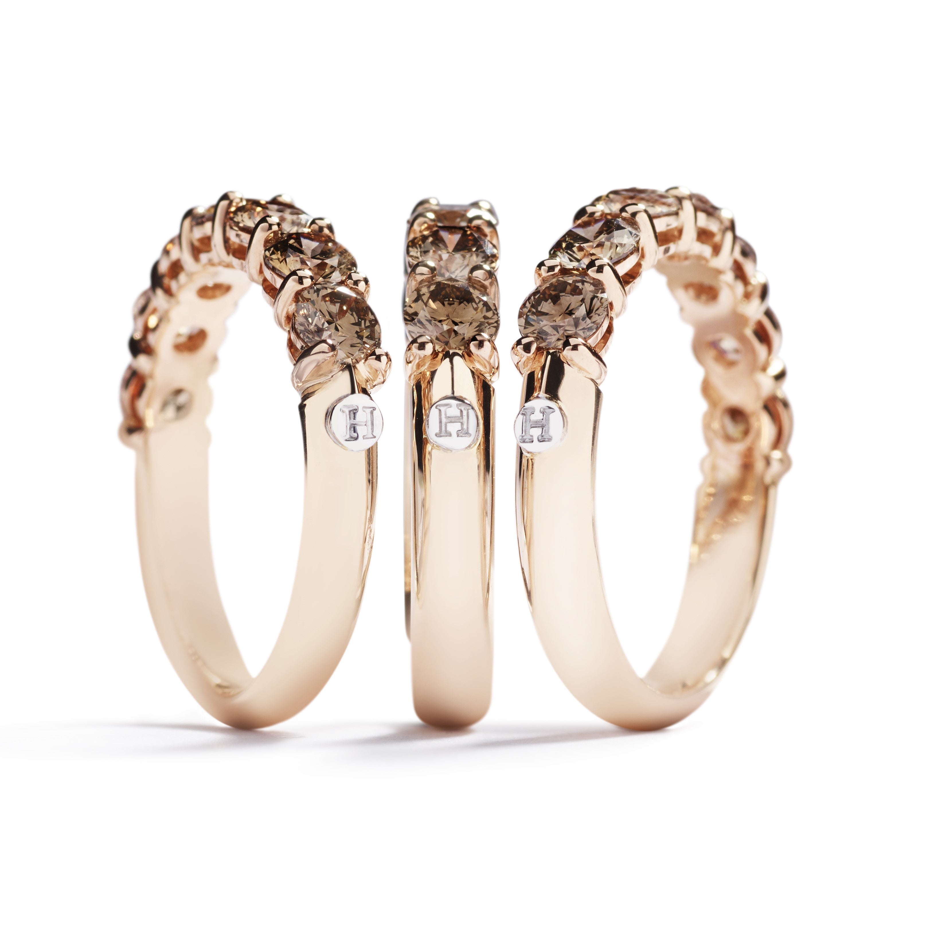 Champagnefarvede diamanter