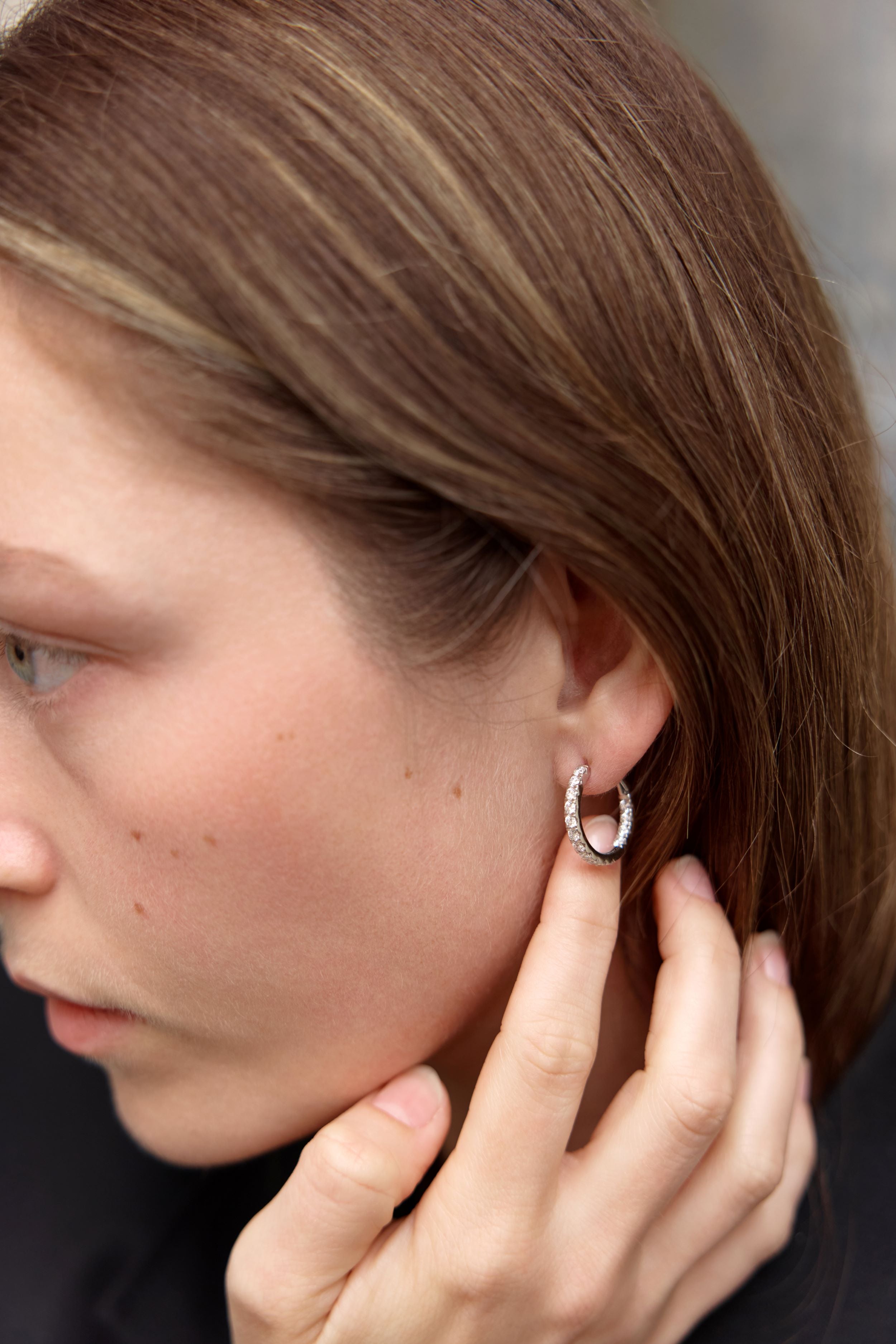 Copenhagen Classic Creoler med i alt 1,49 ct. brillanter