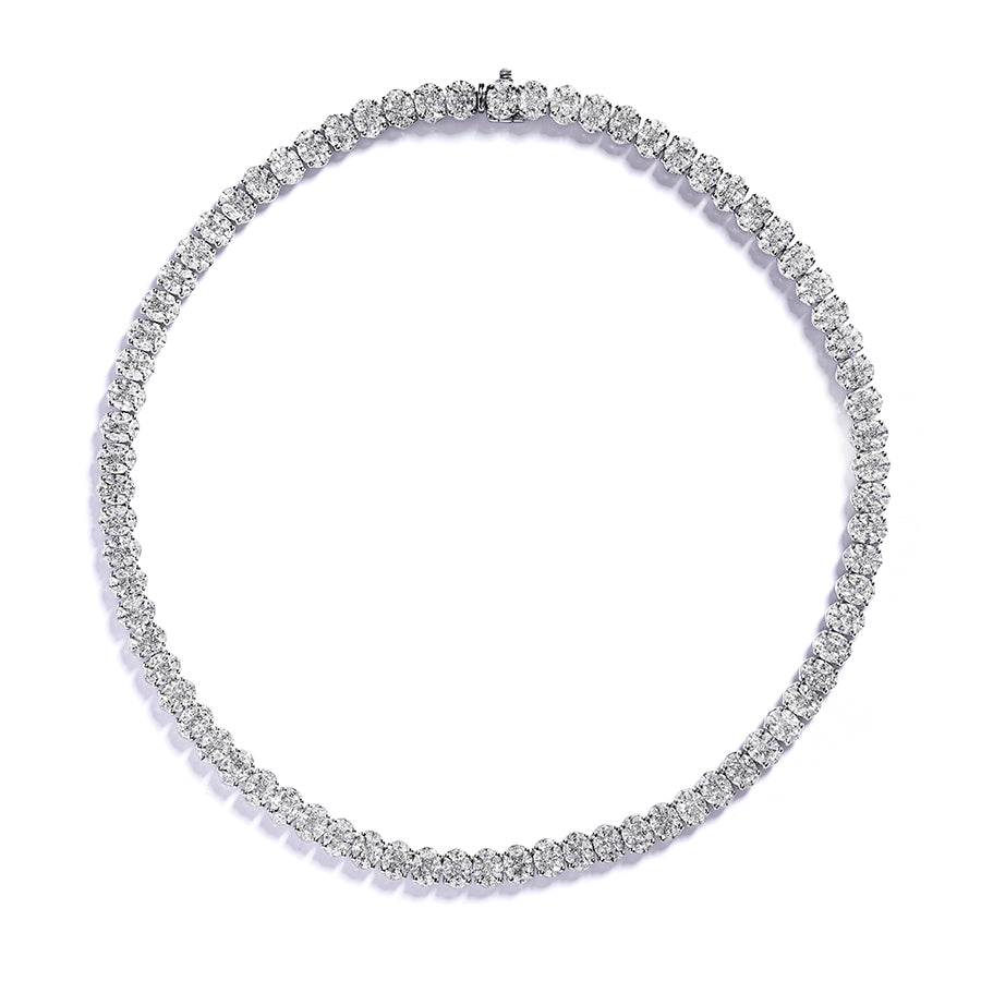 Collier med 20,72 ct. diamanter