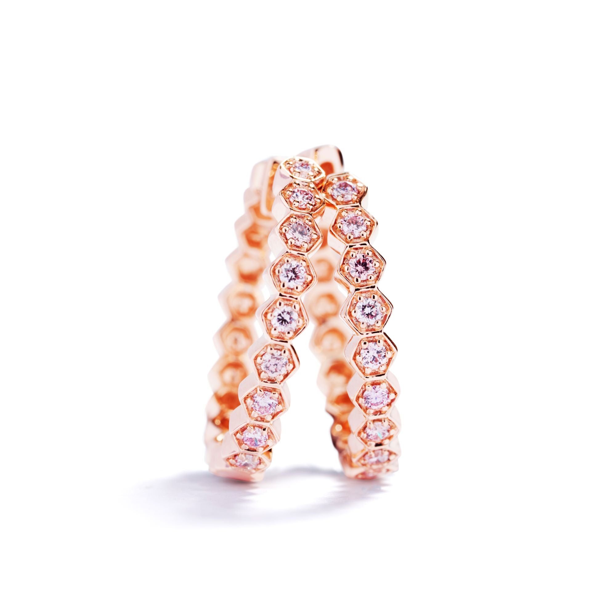 Creoler med 0,28 ct. Argyle Pink brillanter