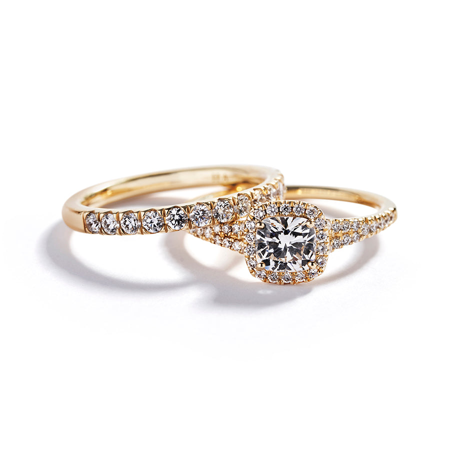 Rosetring med cushion-cut diamant og Copenhagen Classic - Priser fra