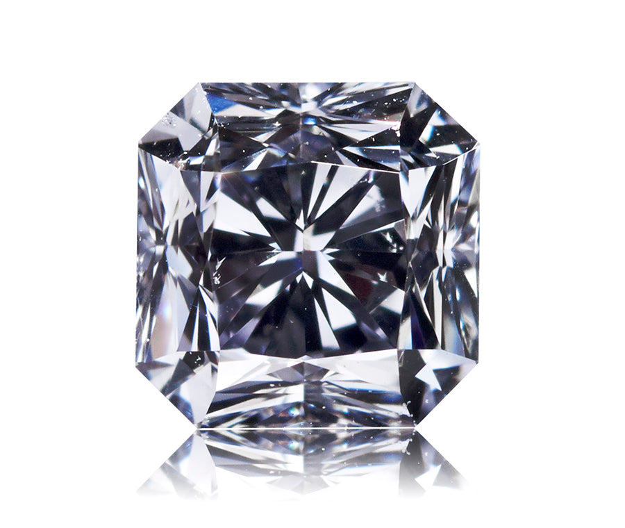 Argyle Blå radiant-cut diamant 0,41 ct.