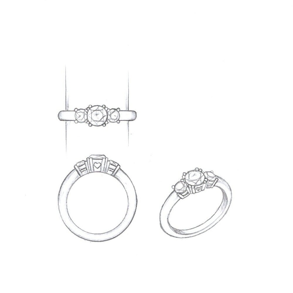 Copenhagen Love med 0,40 ct. brillant