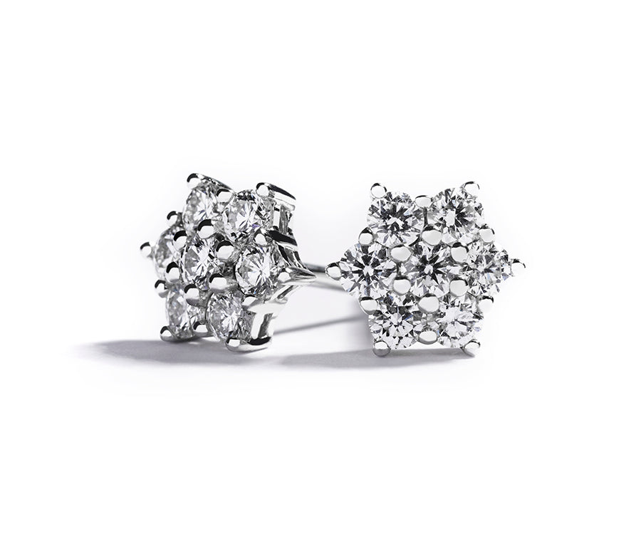 Diamantørestikker med 0,65 ct. brillanter
