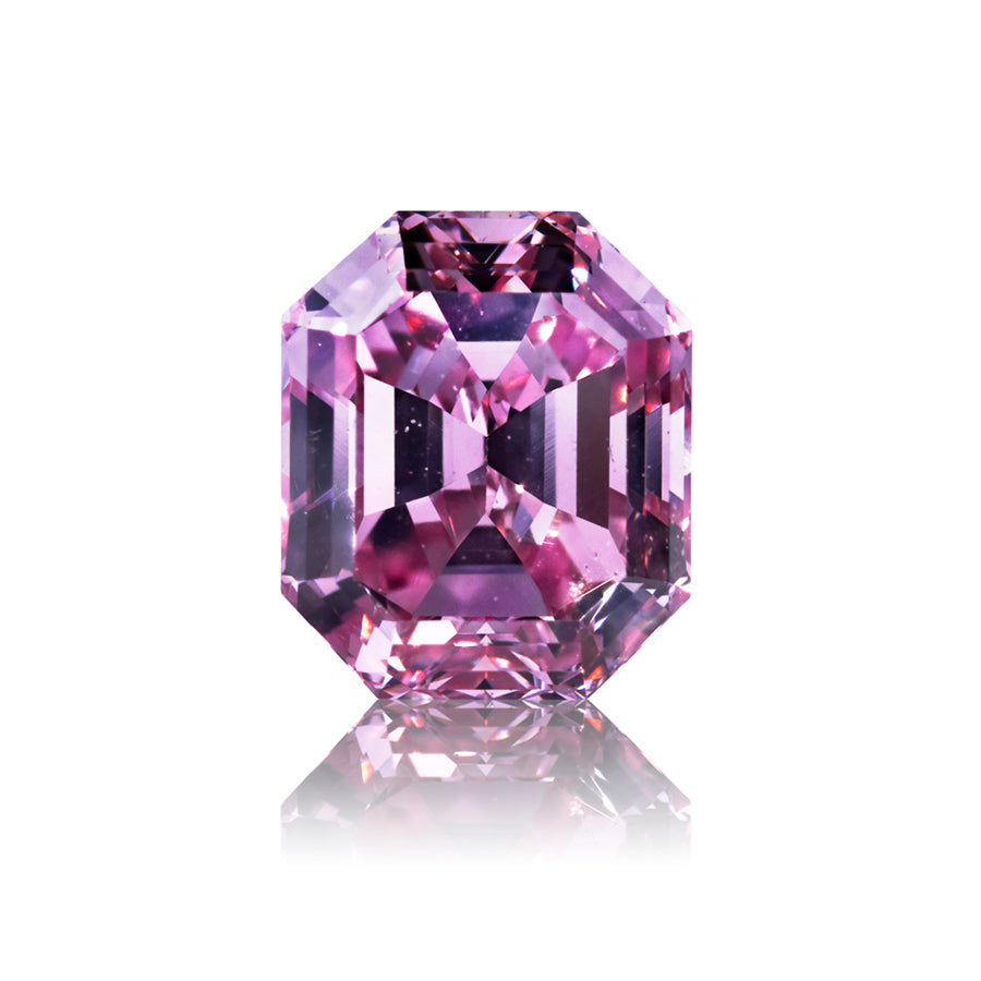 Argyle Pink radiant-cut diamant 0,77 ct.