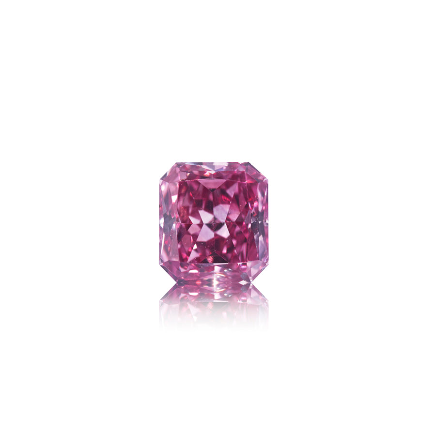 Argyle Pink Tender radiant-cut diamant 0,57 ct. 3PP/VS1