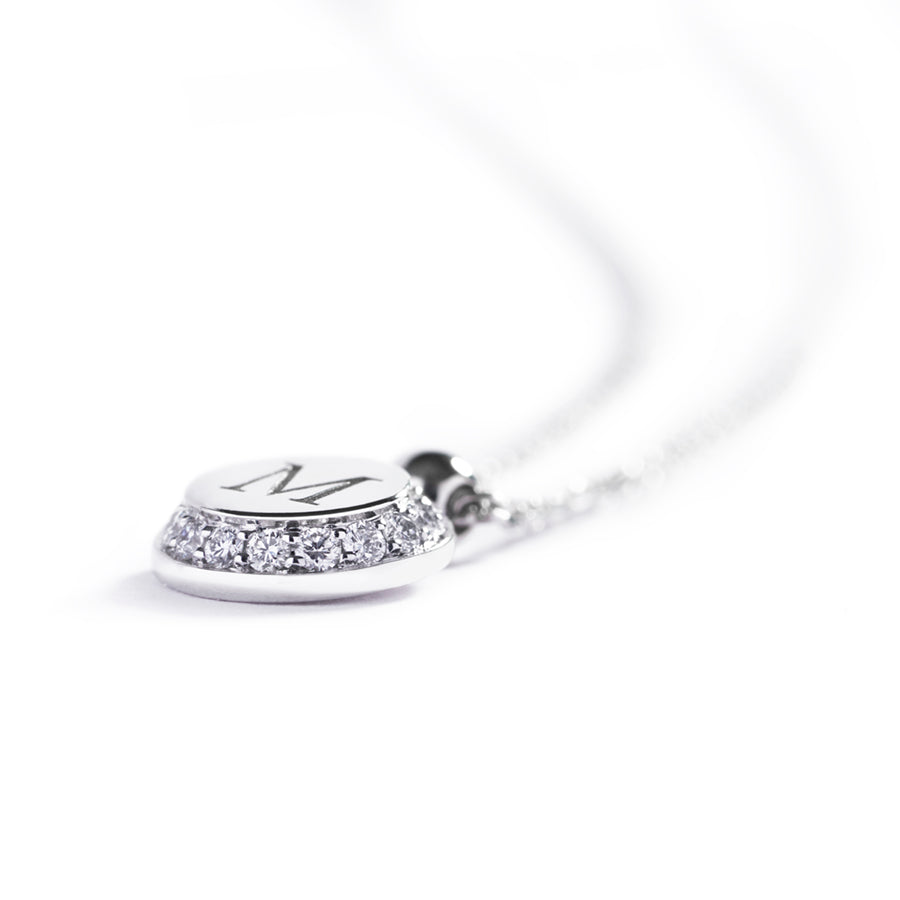 Memory vedhæng med 0,12 ct. brillanter
