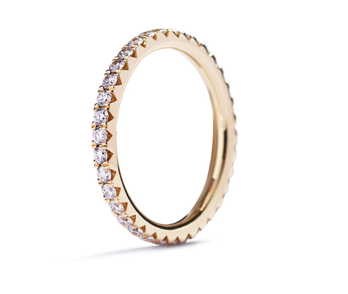 Helfyldt Copenhagen Classic alliancering fra Hartmann's i 18 kt. gulguld med 0,71 ct. brillanter