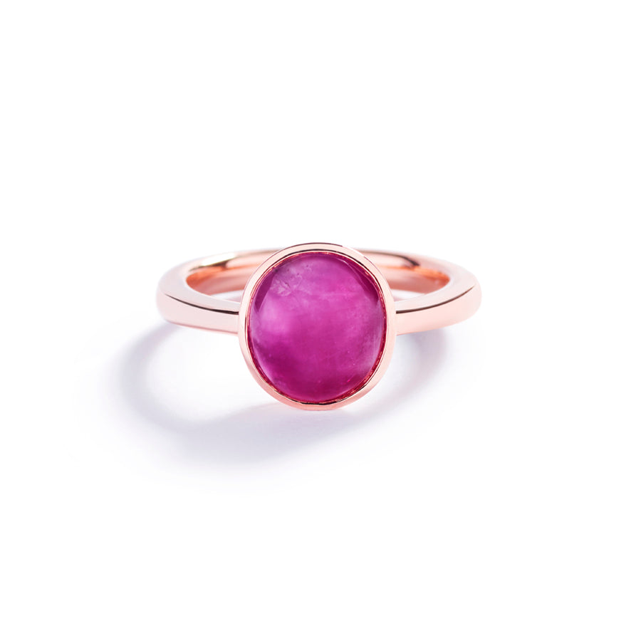 Ring fra Hartmann's i 18 kt. rosaguld med 3,06 ct. Grønlandsk Rubin