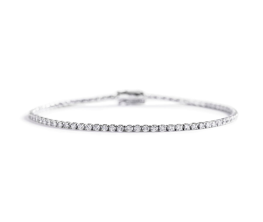 Tennisarmbånd med 3,38 ct. brillanter