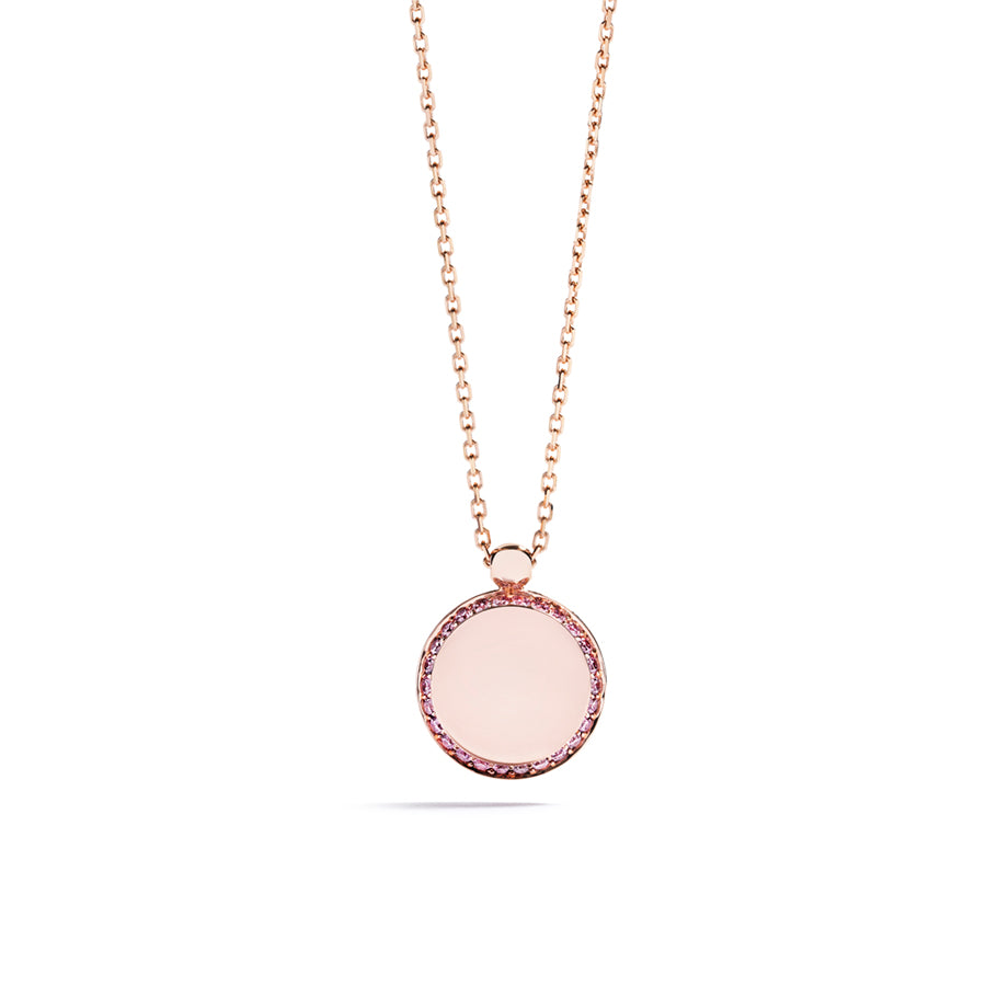 ”Memory” vedhæng i 18 kt. rosaguld prydet med 26 Natural Fancy Intense Pink/VS-SI brillanter, i alt 0,20 ct.