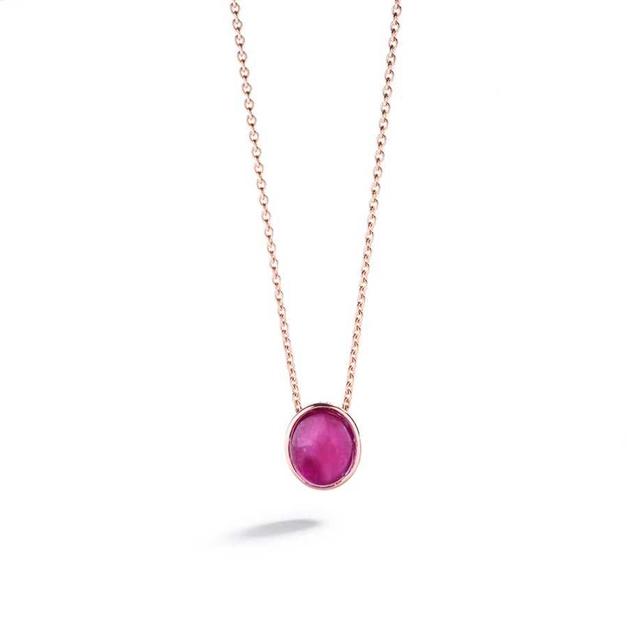 Vedhæng i 18 kt. rosaguld fra Hartmann's med 2,74 ct. Grønlandsk Rubin