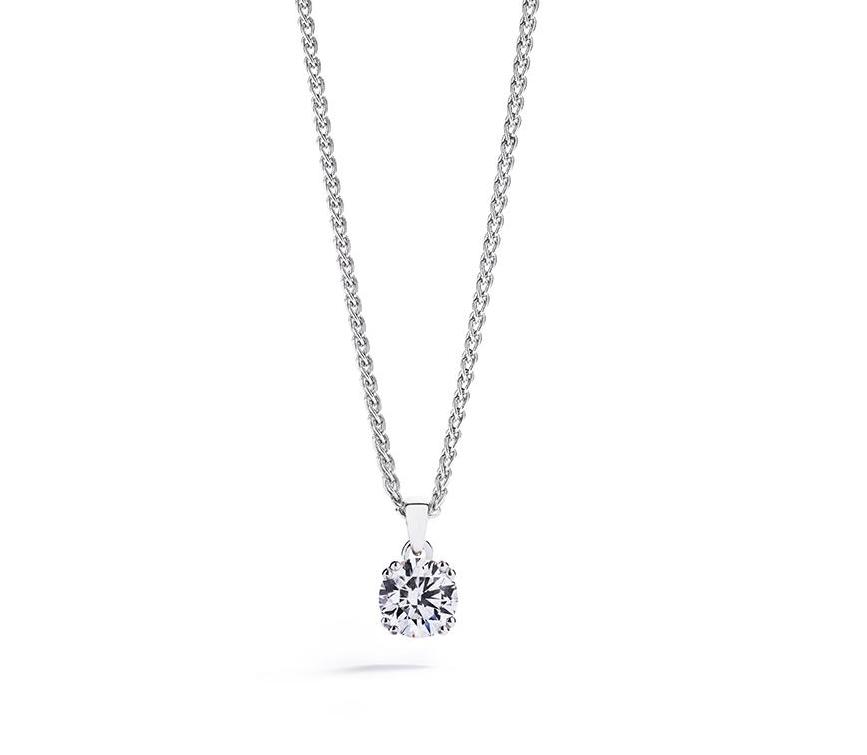 "Copenhagen Solitaire" diamantvedhæng med 0,50 ct. hvid brillant