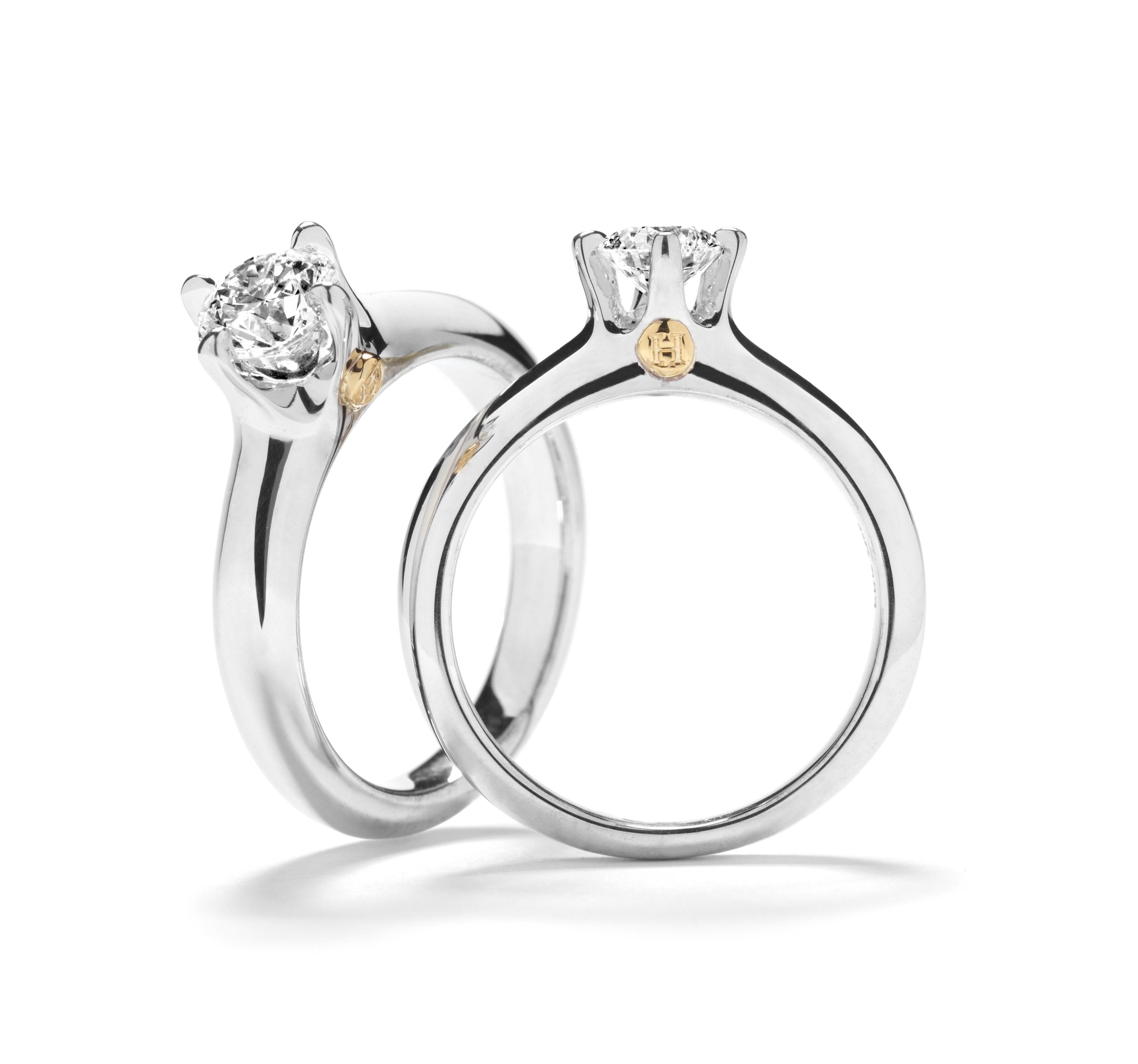 Signatur solitairering med 0,70 ct. brillant