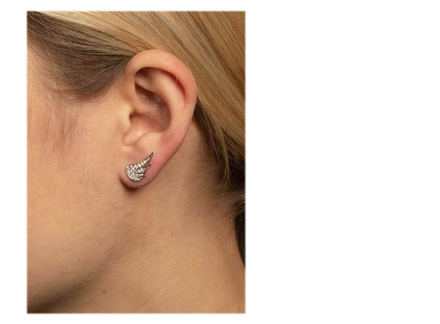 Diamant ørestikker med i alt 0,15 ct. brillanter